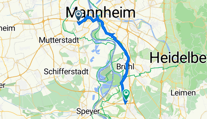 Karlsbader Straße 7, Ludwigshafen am Rhein nach 3 Industriestraße 4, Hockenheim