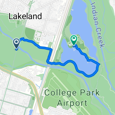 Paint Branch Trail, College Park to 5525 Cleveland Ave, College Park