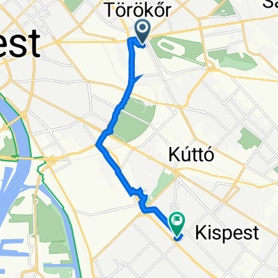 Pongrácz út 1, Budapest - Rákóczi utca 169, Budapest