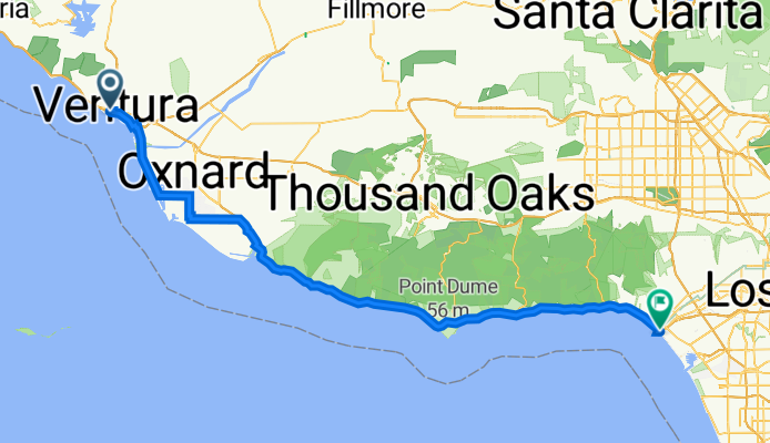 Ventura to Santa Monica
