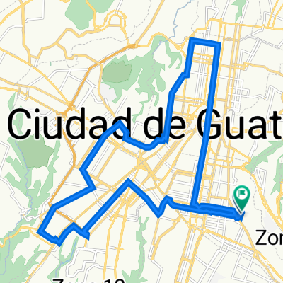 Parqueo Sótano Oakland Mall, Ciudad de Guatemala a Ciudad de Guatemala
