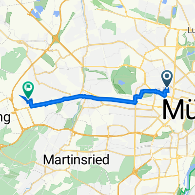 Gudrunstraße 9, München nach Golo-Mann-Weg, München