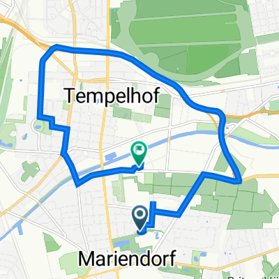 Prühßstraße 87, Berlin nach Volkmarstraße 19, Berlin