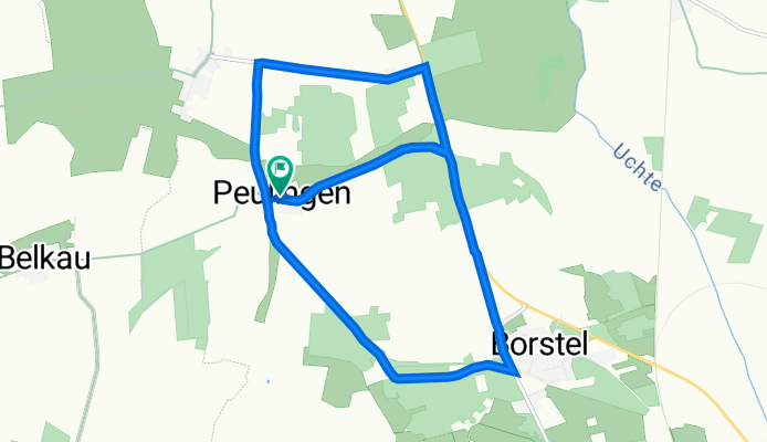 Dorfstraße 9, Stendal nach Dorfstraße 9, Stendal