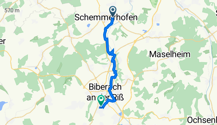 Weidenweg 6, Schemmerhofen nach Dittmarstraße 4, Biberach an der Riß