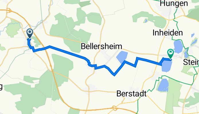 Bellersheimer Weg 1, Münzenberg - Friedrich-Ebert-Straße 24, Hungen