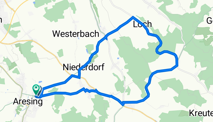 Eichenstraße 2, Aresing to Wehamer Straße 3, Aresing
