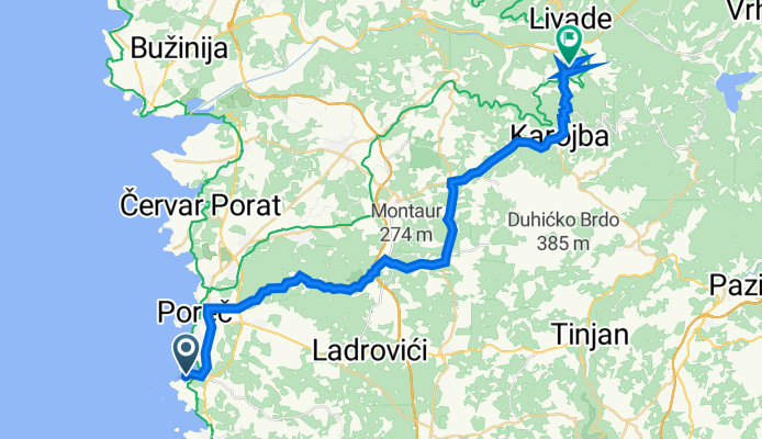 Zelena laguna 10, Poreč to Hrvaška, Motovun