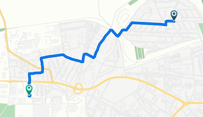 Komáromi Kacza 5400, Komárom až Bratislavská cesta 3322, Komárom