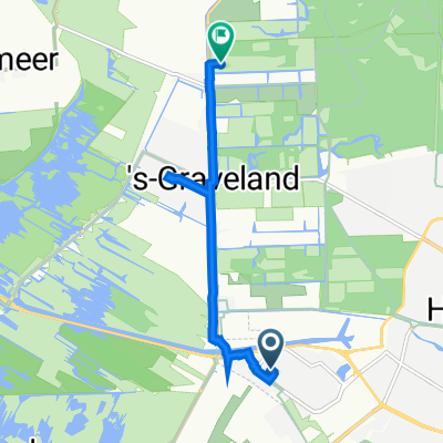 Erasmuslaan 225, Hilversum to Noordereinde 54A, 's-Graveland