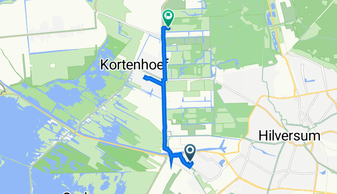 Erasmuslaan 225, Hilversum to Noordereinde 54A, 's-Graveland