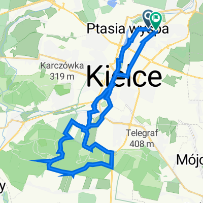 aleja Na Stadion 39, Kielce do Rzeczna 6, Kielce