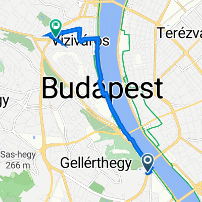 Bartók Béla út 3–9., Budapest to Hattyú utca 18., Budapest