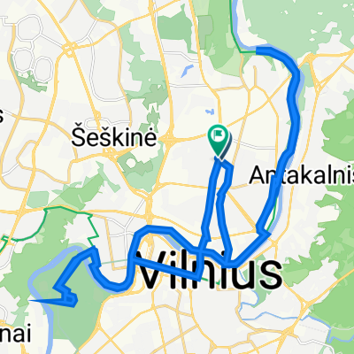 Apkasų g. 4B, Vilnius to Kalvarijų g. 121, Vilnius