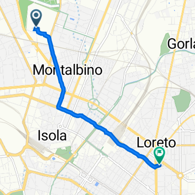Via Ausonio Zubiani, Milano a Via della Majella 5, Milano