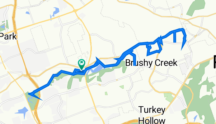 2310 Brushy Creek Rd, Cedar Park to 2310 Brushy Creek Rd, Cedar Park