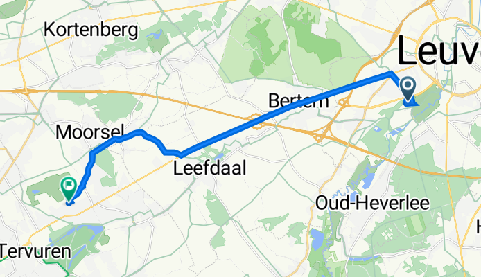 Kapeldreef 75, Leuven to Panoramalaan 13, Tervuren