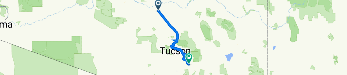 Florence to The Loop Tucson AZ - In 083a92b9 6675 41c9 827a 1f7495e8be8f 1200x260 Bikemap 2021 3D Static 