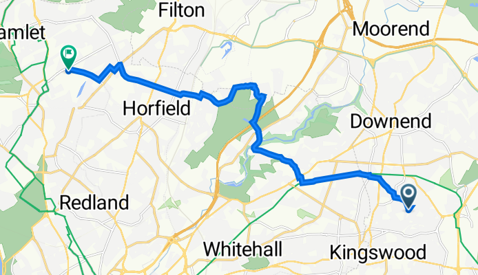 133 Pound Road, Bristol to 151 Doncaster Road, Bristol