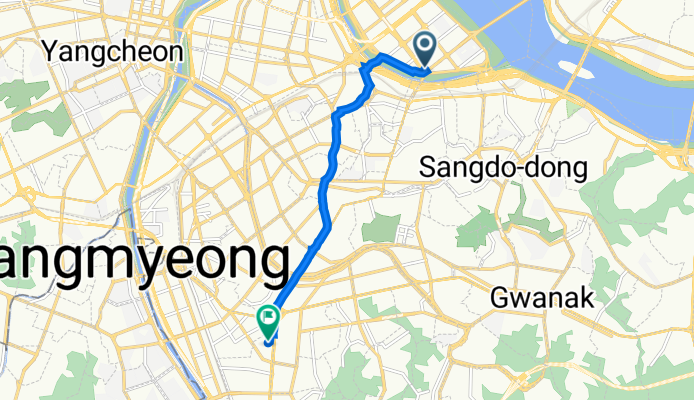 여의도동 46-4 to 독산동 149-1