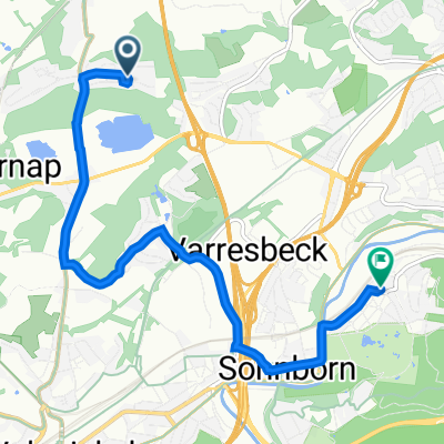 An der Piep 49, Wuppertal nach Eddastraße 2, Wuppertal