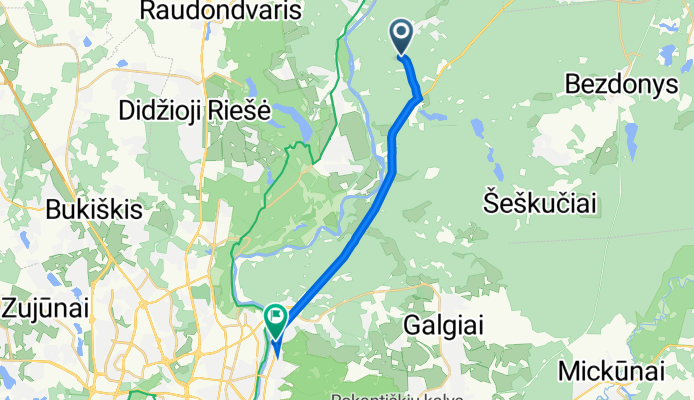 Zamečkavo g., Zamečkavas to Antakalnio sen., Vilnius