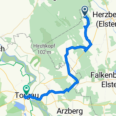 Mahdel Nummer 56, Herzberg (Elster) nach Markt 1, Torgau