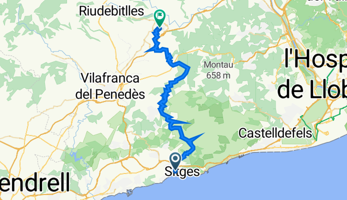 Carrer de l'Hort Gran, 12–16, Sitges to Carrer Maresme, 3, Sant Sadurní d'Anoia