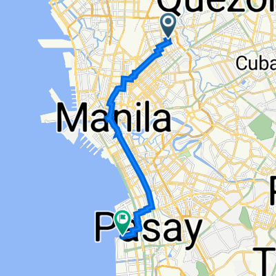 Philippines, Quezon City to J.W. Diokno Boulevard 1300, Pasay