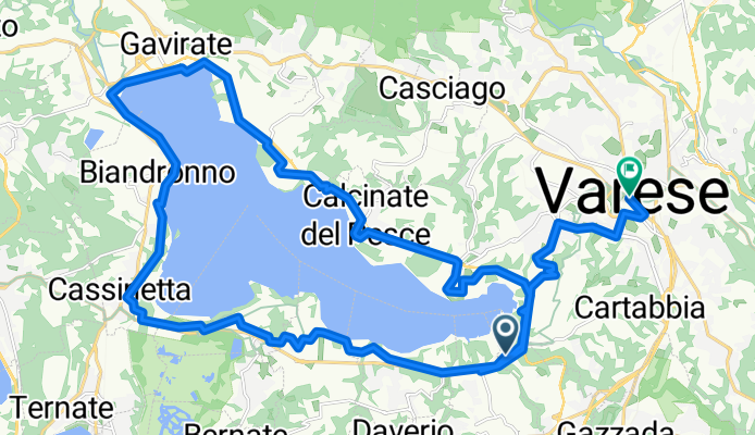 Giro del lago di Varese CLONED FROM ROUTE 485065