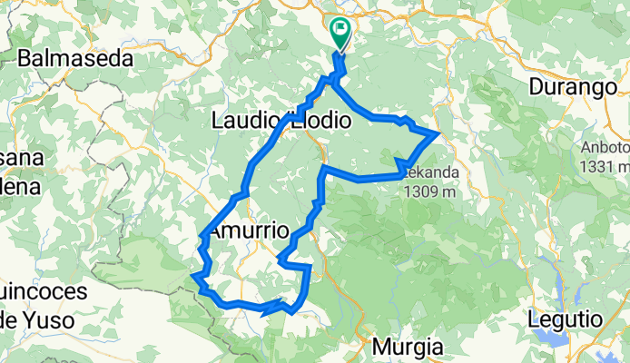 Bikotx, Uzkiano, Orduña, Murga, Arrigo