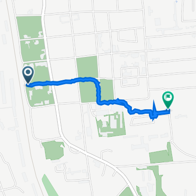 маршрут из Комсомольский переулок 1, Городско́е поселе́ние го́род Новоа́ннинский