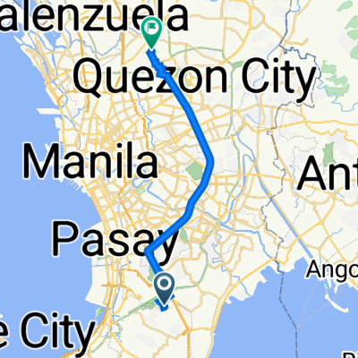 16 Road 1, Parañaque to 6-A Grants, Quezon City