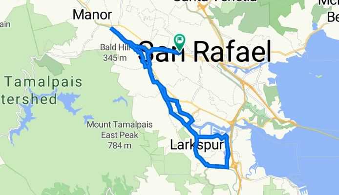 12 Greenfield Ave, San Rafael to 12 Greenfield Ave, San Rafael