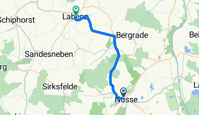 Kirchstraße 2, Nusse nach Hauptstraße 19, Labenz