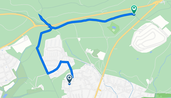 Brandenkopfweg 14, Sindelfingen nach L1189, Magstadt
