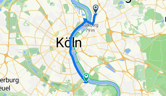 Hacketäuerstraße 33, Köln nach Hauptstraße 44, Köln