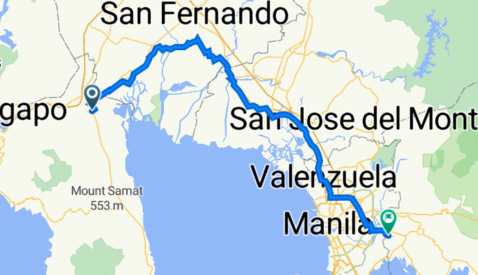 Bataan Provincial Highway 76, Hermosa to Cainta