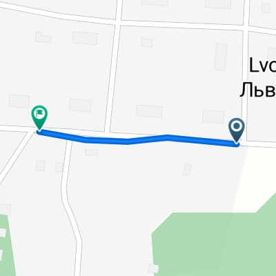 Маршрут в улица Ленина, Львовка
