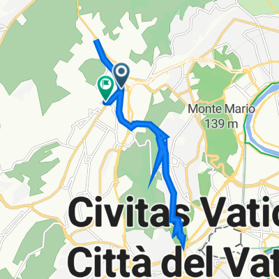 Da Via dell' Acquedotto Paolo 89, Roma a Via di Torrevecchia 147, Roma