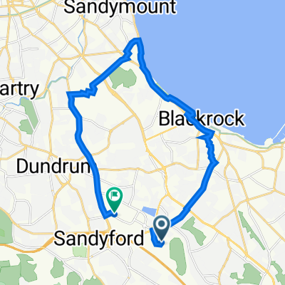 One Microsoft Place, South County Business Park, Dublin 18 до Sandyford Industrial Estate, UNIT B Blackthorn Road, Dublin 18