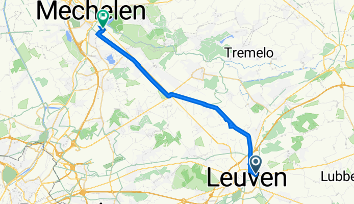 Diestsepoort 15, Leuven to Motstraat 72, Mechelen