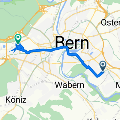 Egghölzlistrasse 45, Bern nach Holligerhof 6, Bern