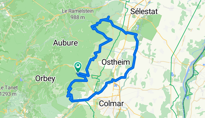 Kaysersberg/Haut Koenigsberg/Alsace Plain/Trois Epis