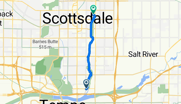 1325 E Curry Rd, Tempe to 7901 E Glenrosa Ave, Scottsdale
