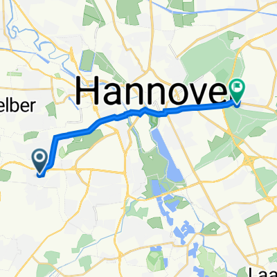 Goethestraße 8, Ronnenberg nach Fichtestraße 21, Hannover