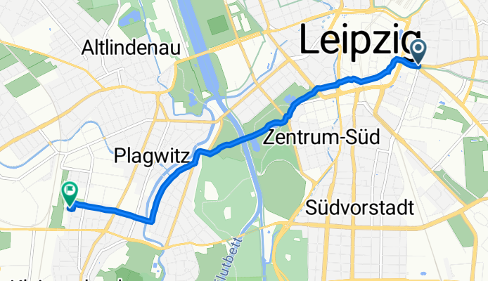 Querstraße, Leipzig nach Klingenstraße 24, Leipzig