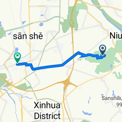 Shanshang to No. 22 Fu-an 1st Street, Xinshi District