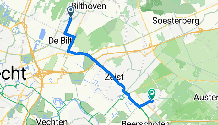 Oude Brandenburgerweg 21, Bilthoven naar Hoog Kanje 24, Zeist