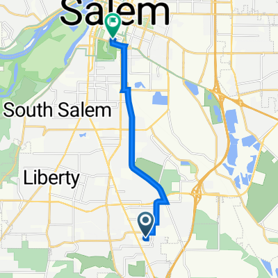 1856 Yvonne St SE, Salem to 890 Oak St SE, Salem
